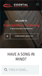 Mobile Screenshot of essentialmusicpublishing.com